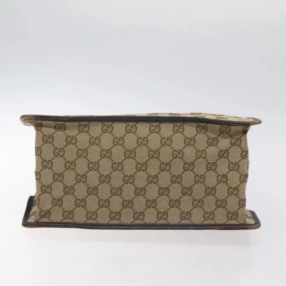 GUCCI GG Canvas Tote Bag Beige Totes